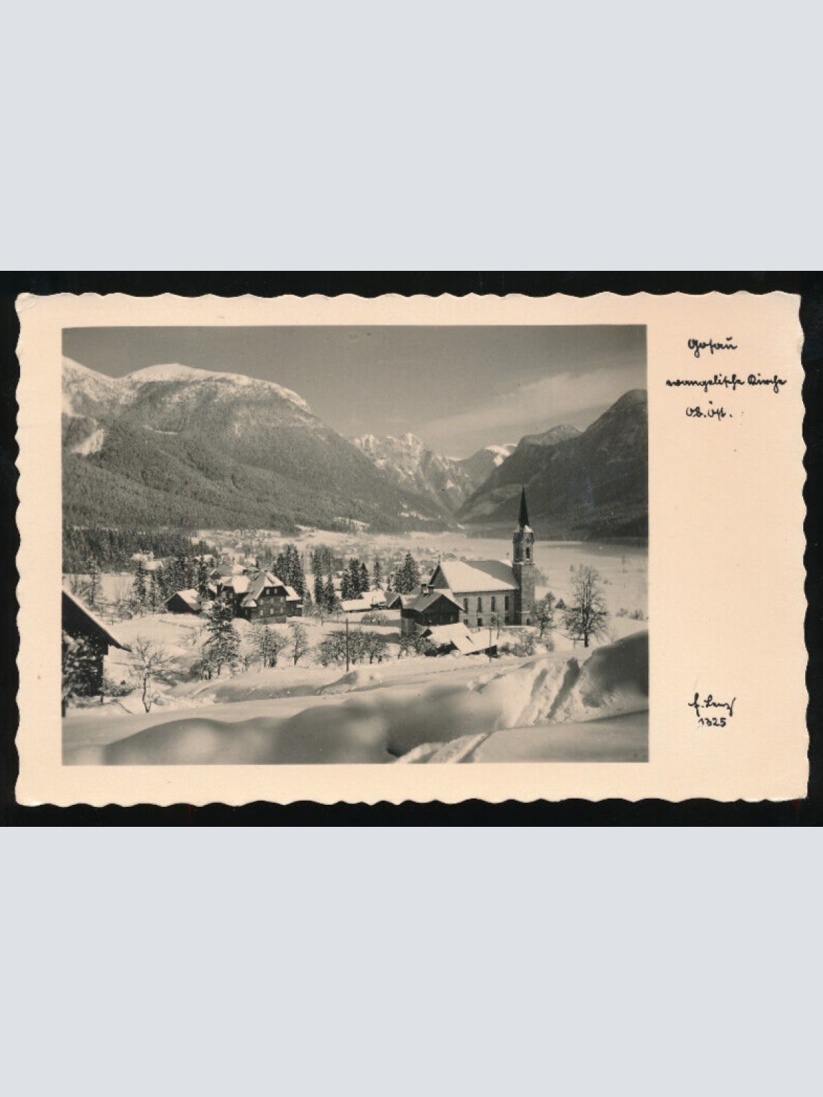 Winter-Karte aus Gosau Oberösterreich (945)