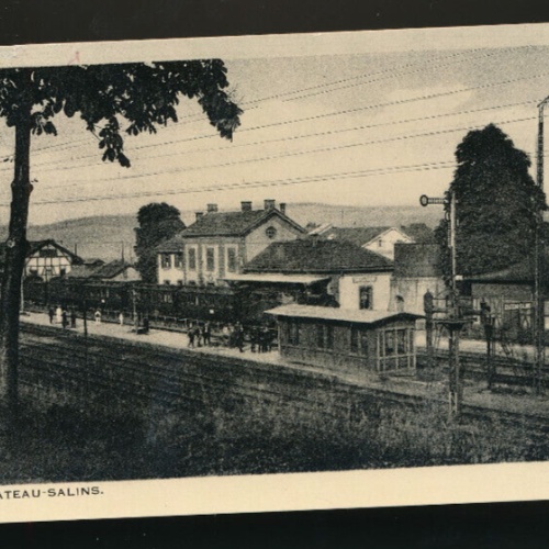 AK aus Chateau - Salins mit Bahnhof (1002)