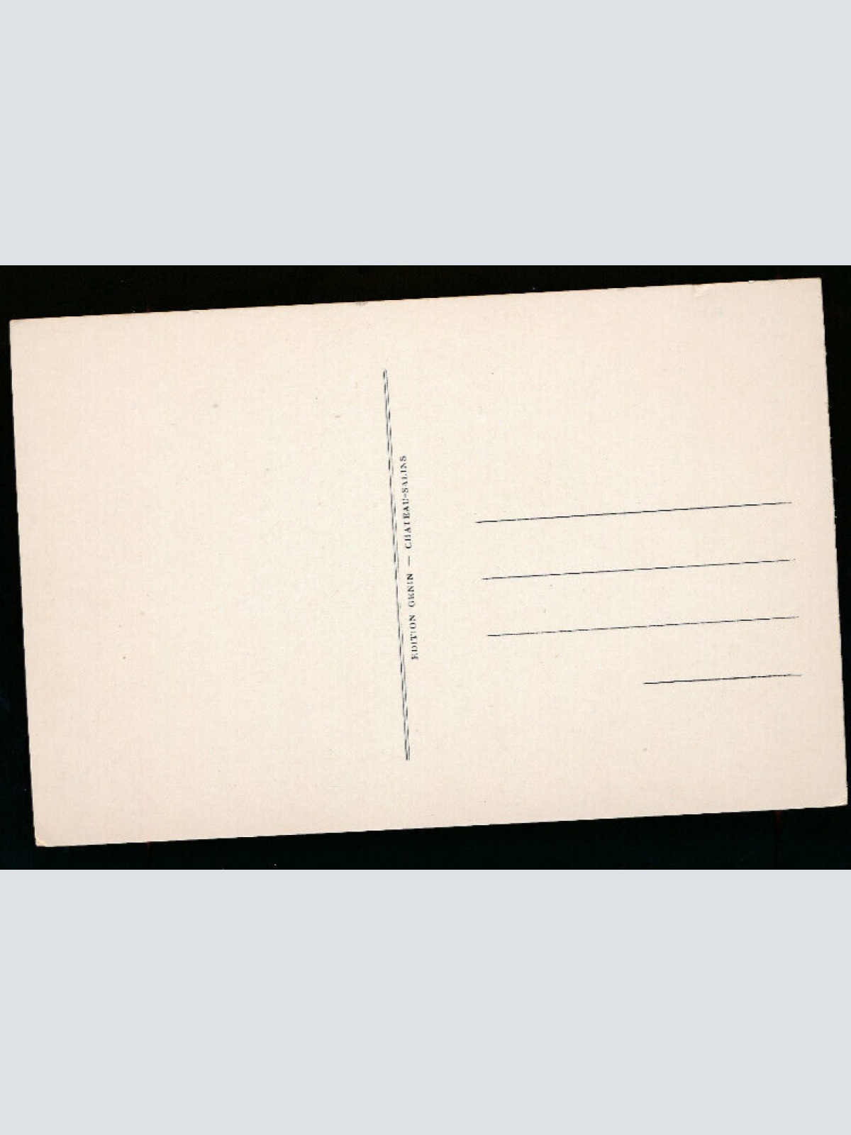 AK aus Chateau - Salins mit Bahnhof (1002)