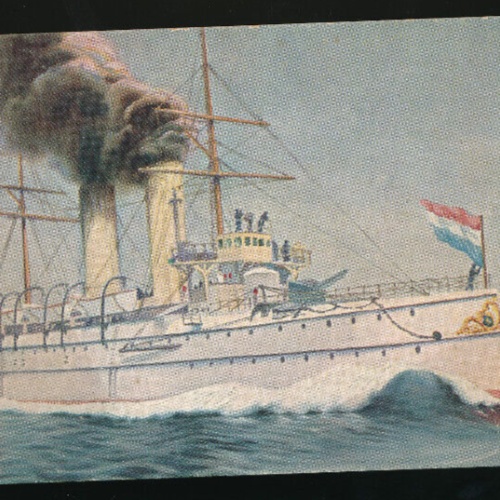 AK von einem Holländischen Kreuzer Nord-Braband (894)