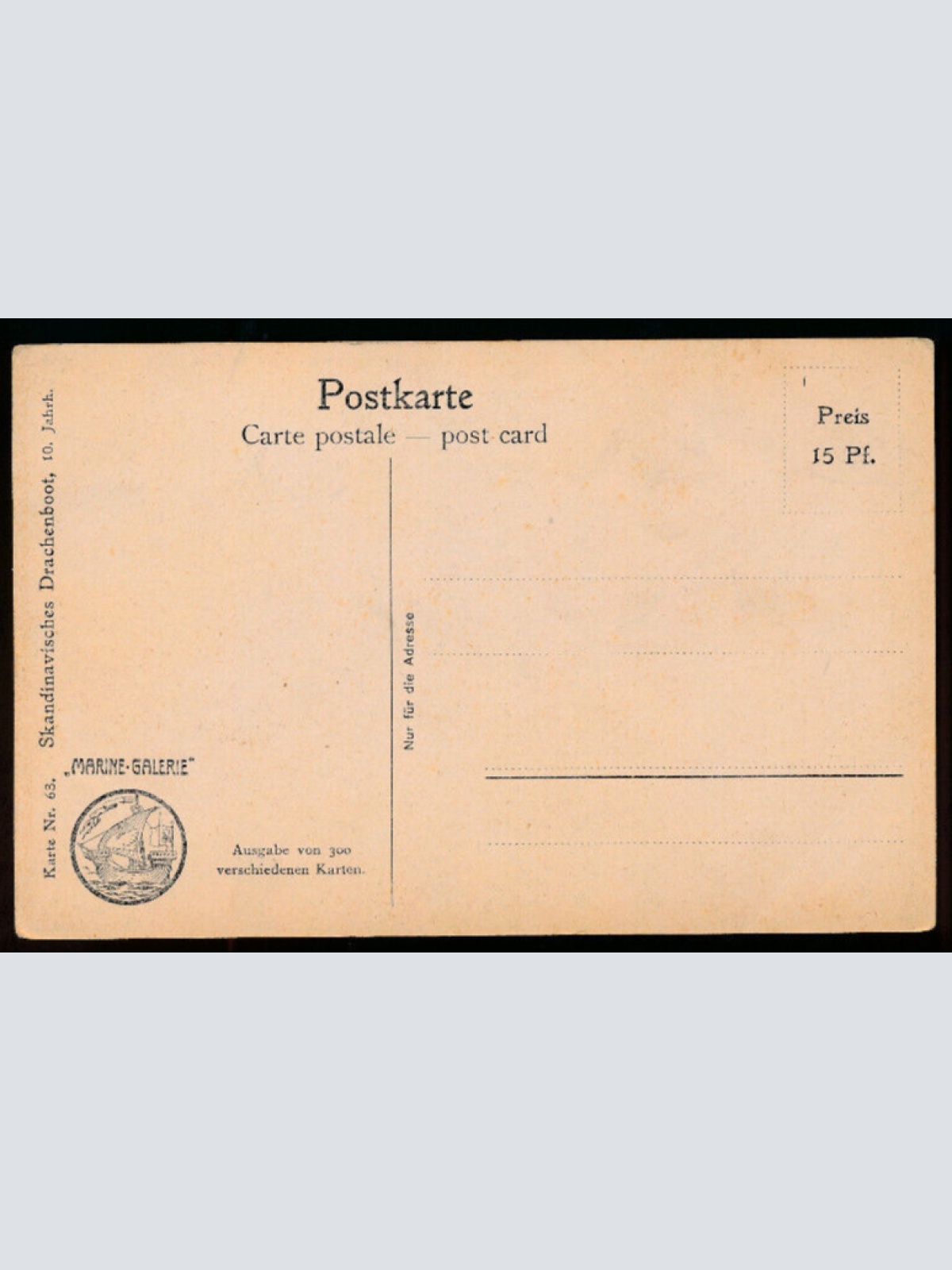 AK vom einem Skandinavischen Drachenboot (893)