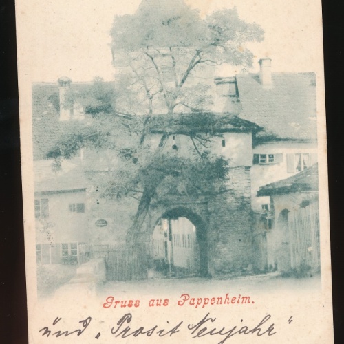 AK gruss aus Pappenheim Bayern Deutschland (439)
