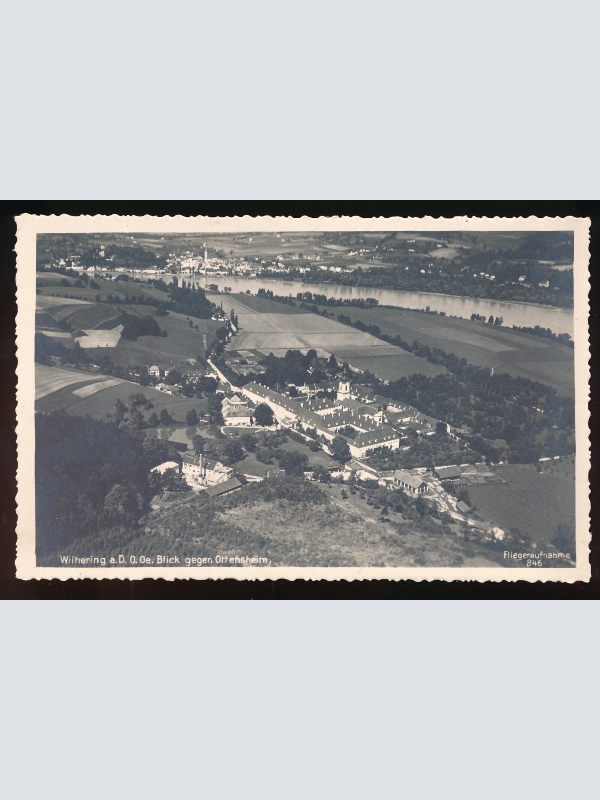 AK aus Wilhering Fliegeraufnahme Oberösterreich (243)
