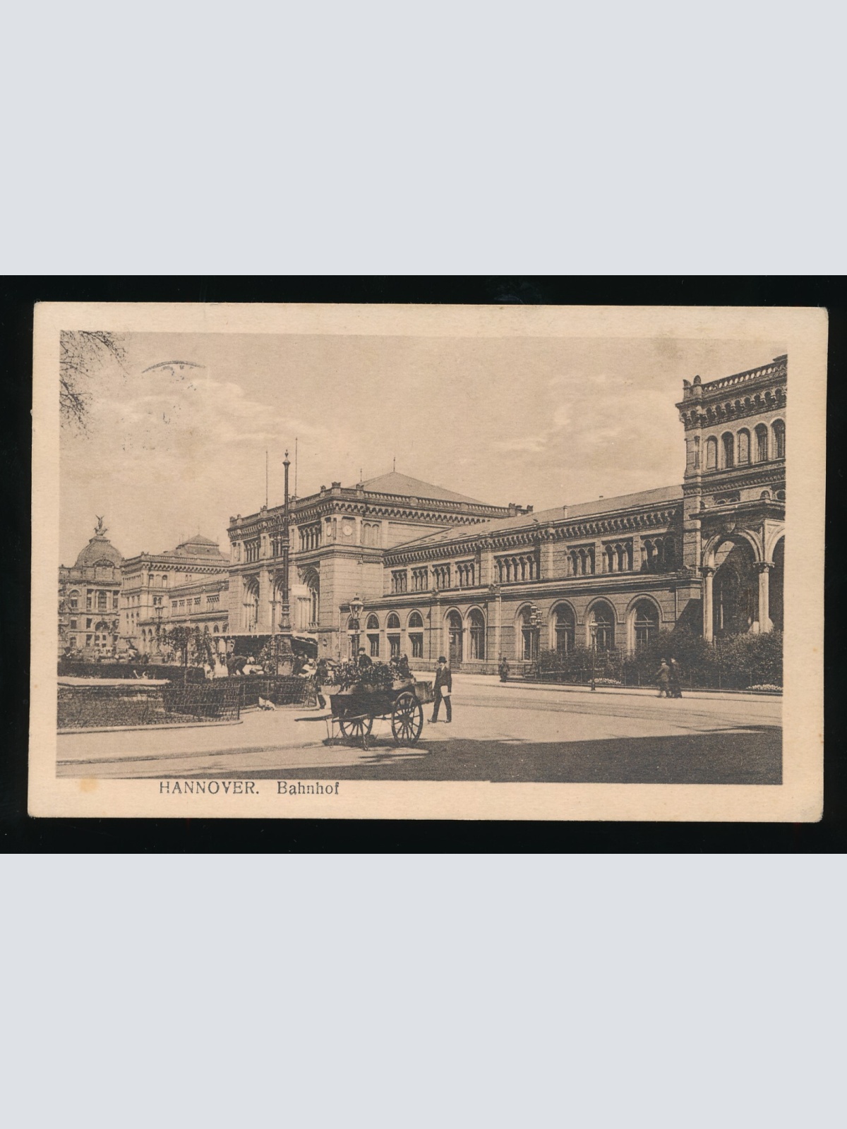 AK aus Hannover Niedersachsen mit Bahnhof Deutschland (482)