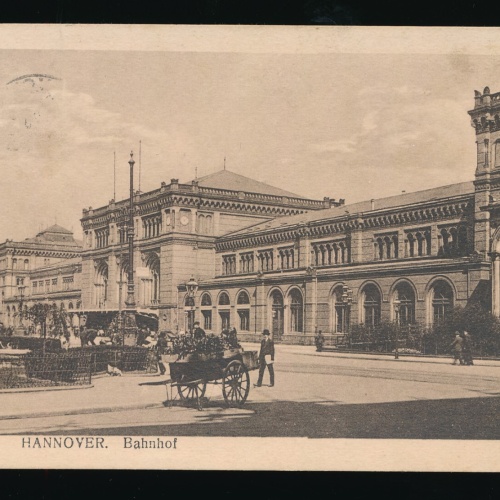 AK aus Hannover Niedersachsen mit Bahnhof Deutschland (482)