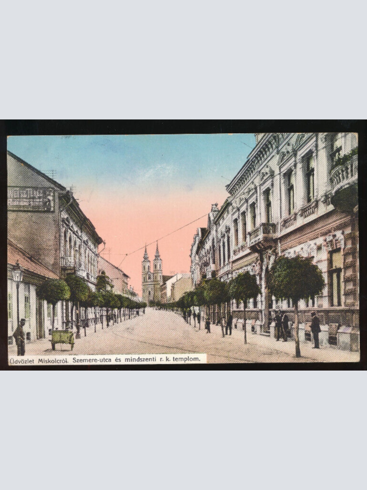 AK aus Üdvözlet Miskolcrol Ungarn (877)