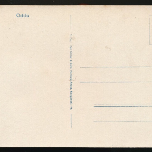 AK aus Odda mit Dampfer Norwegen (931)