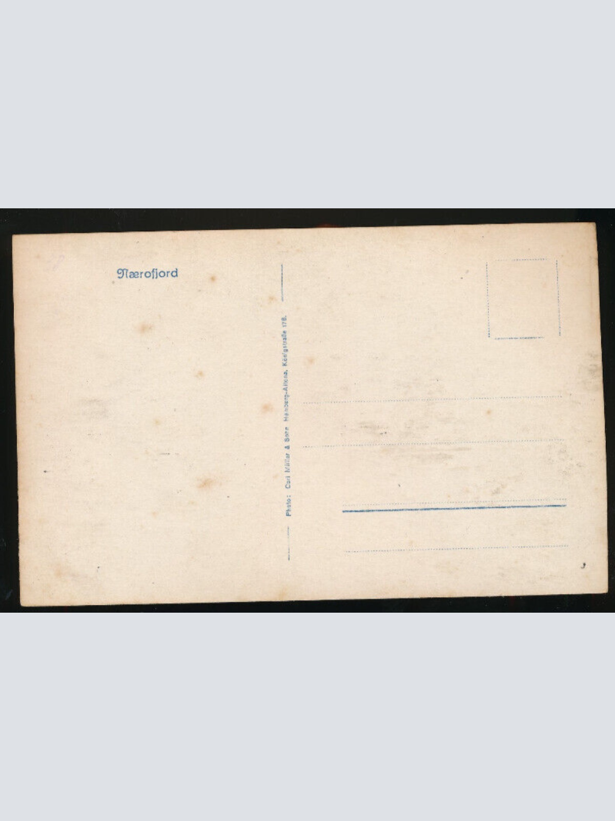 AK aus Maerofjord mit Dampfer Norwegen (933)