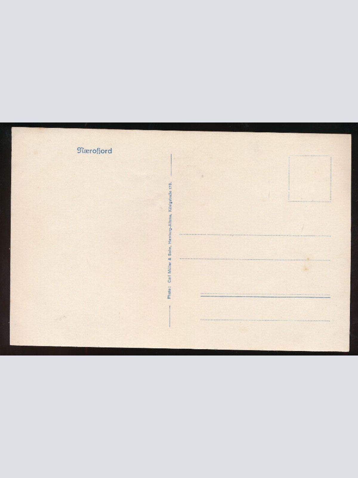 AK aus Maerofjord mit Dampfer Norwegen (934)