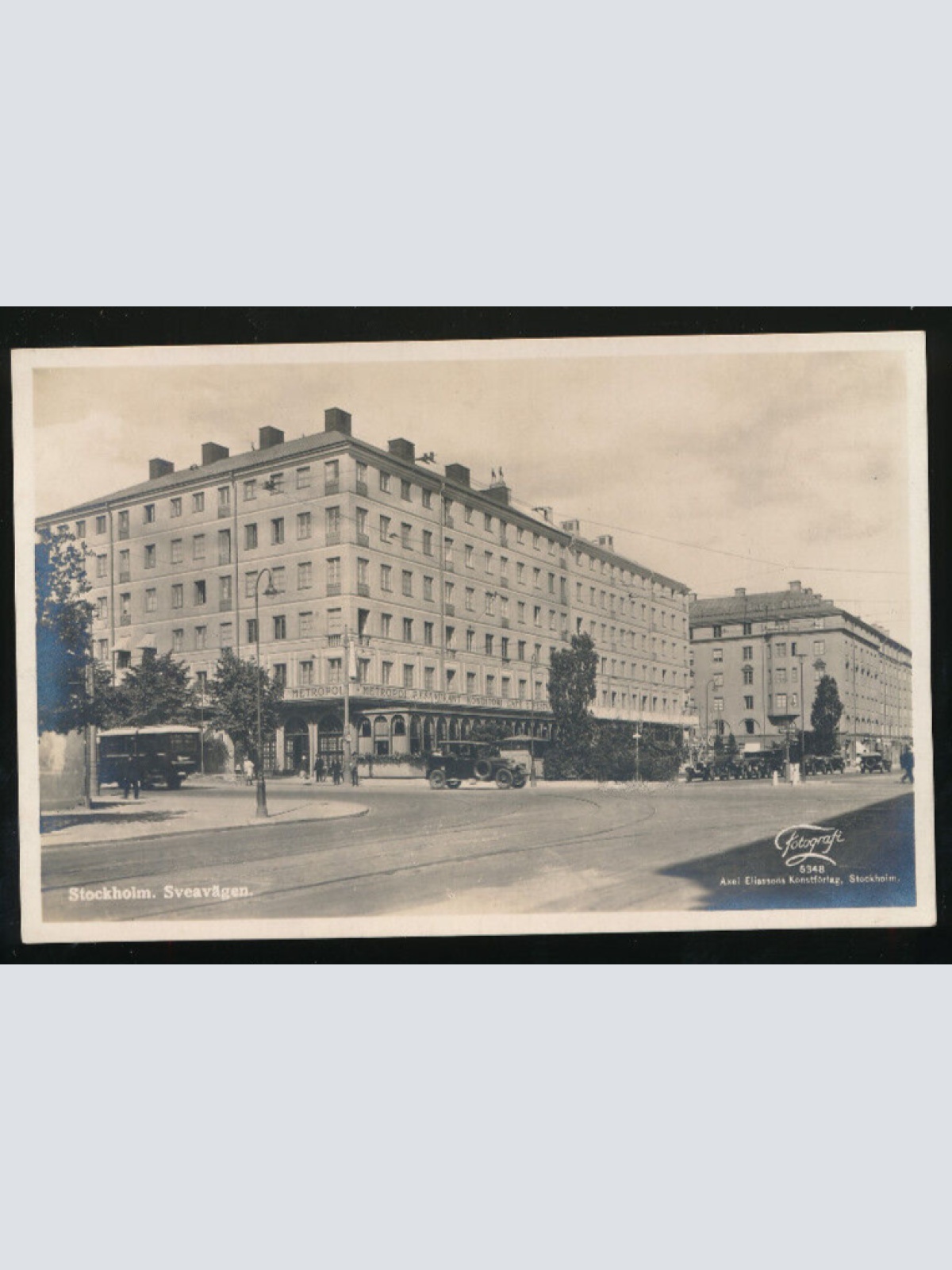 AK aus Stockholm Sveavägen Strassenansicht Schweden (919)