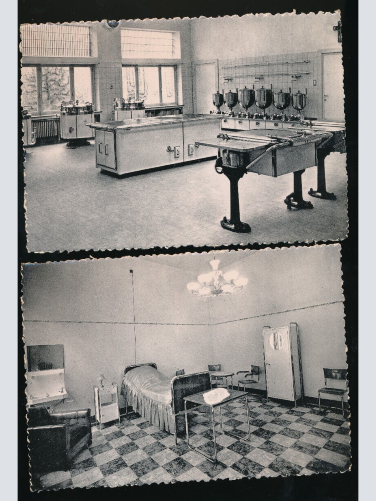 9 Karten aus Gent von einem Privaten Kranknehaus mit Operationssaal (1094)