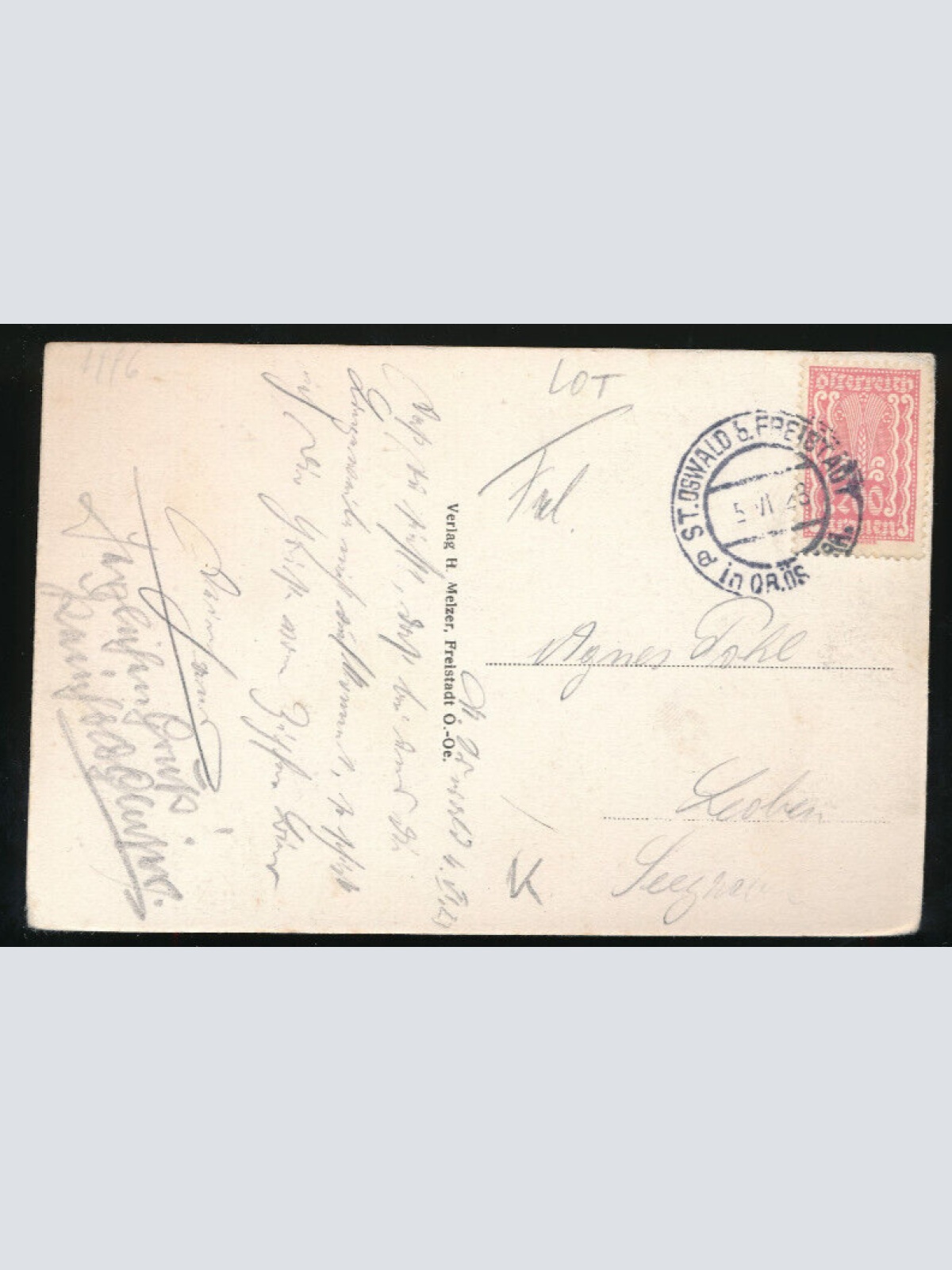 AK aus St.Oswald bei Freistadt Oberösterreich (1132)