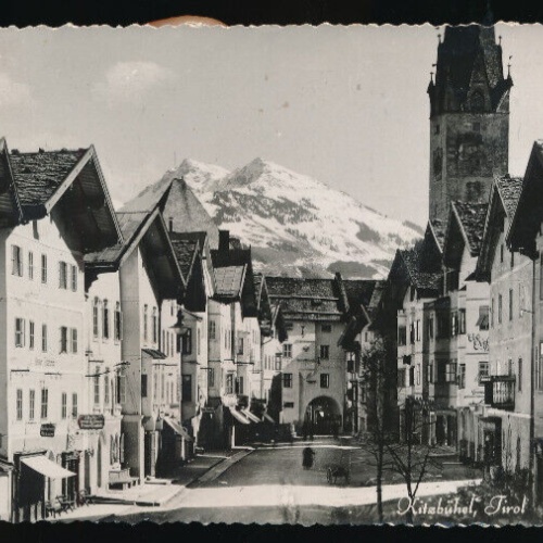 AK aus Kitzbühel Straßenansicht Tirol (1213)