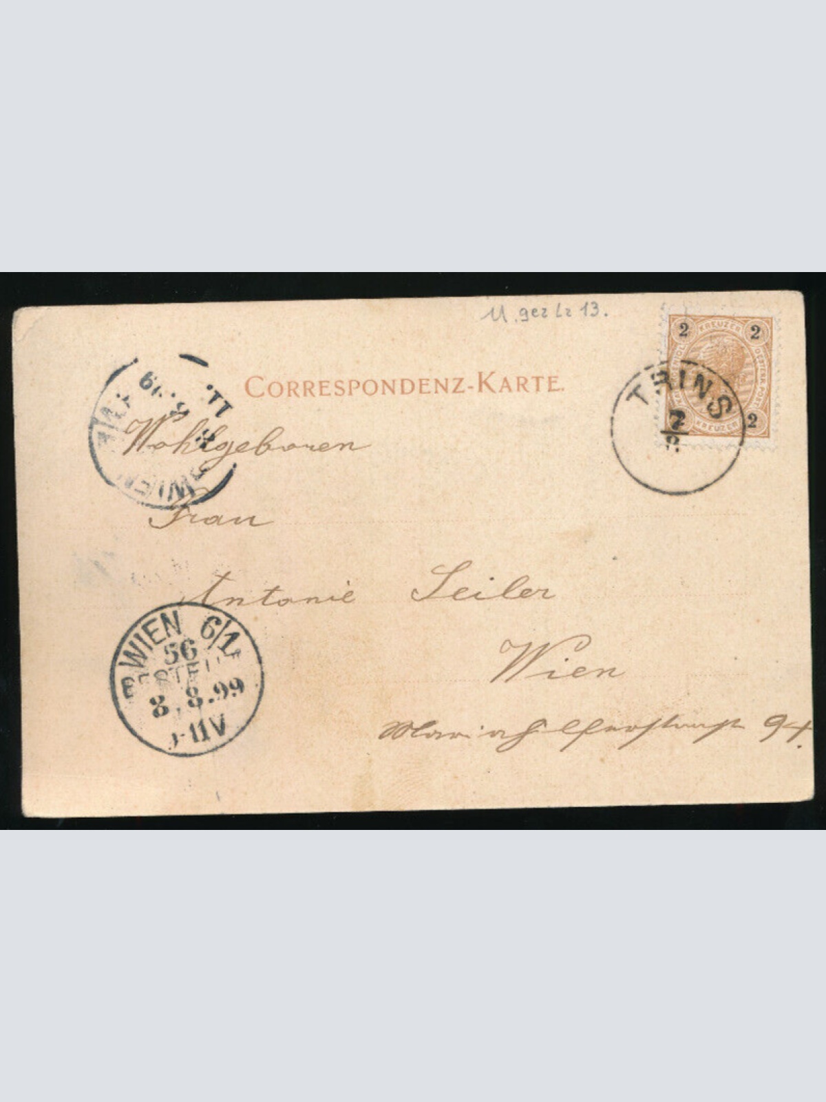 AK gruss aus Trins Tirol (1055)