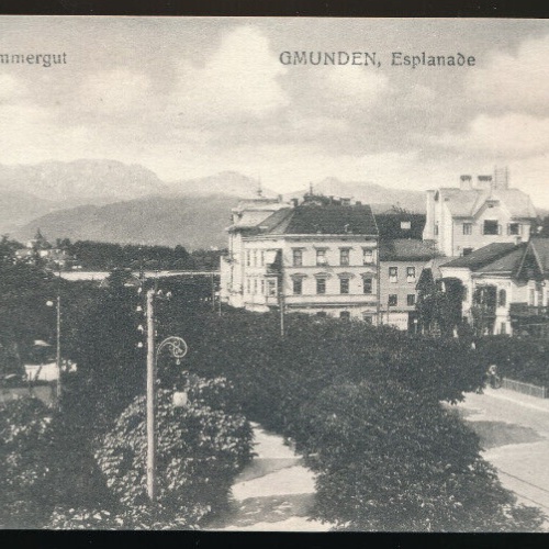 AK aus Gmunden Esplanade Oberösterreich (988)