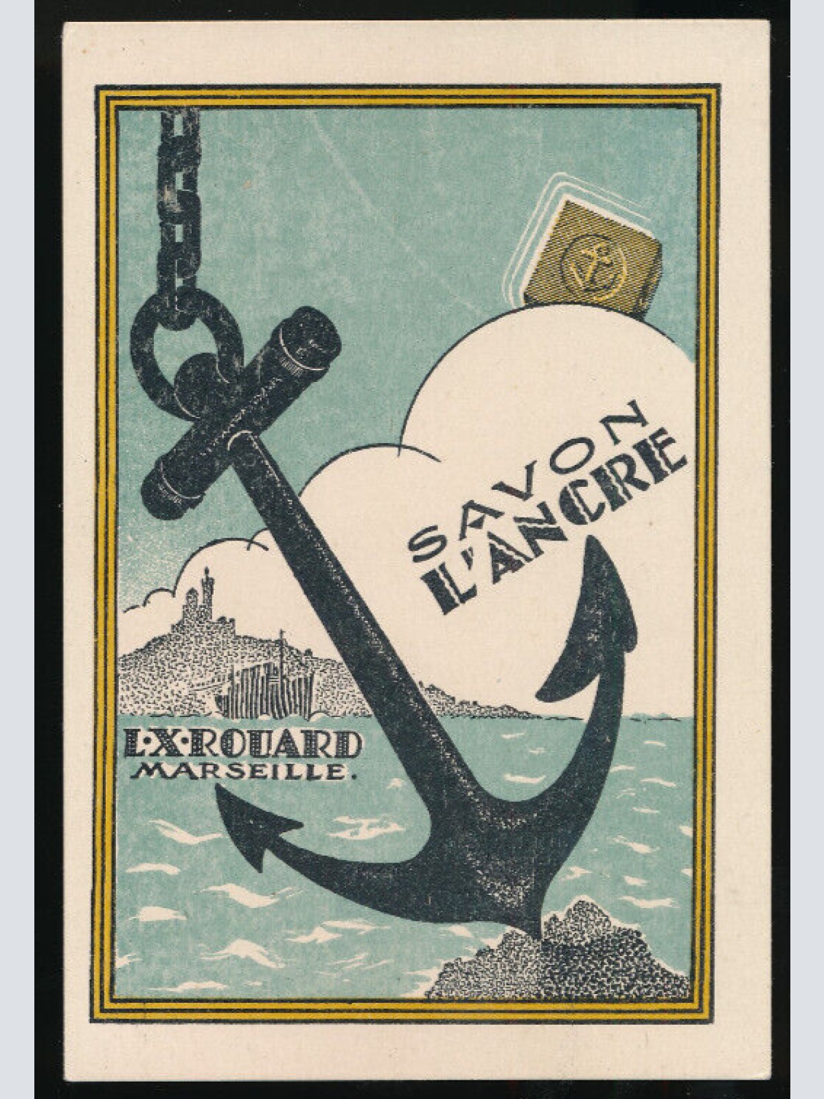 AK aus Marseille Savon L´Ancre - Anker Frankreich (1089)