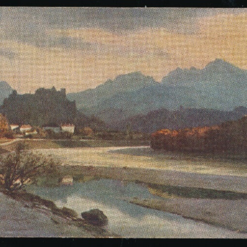 Künstler-Karte aus Salzburg (1043)
