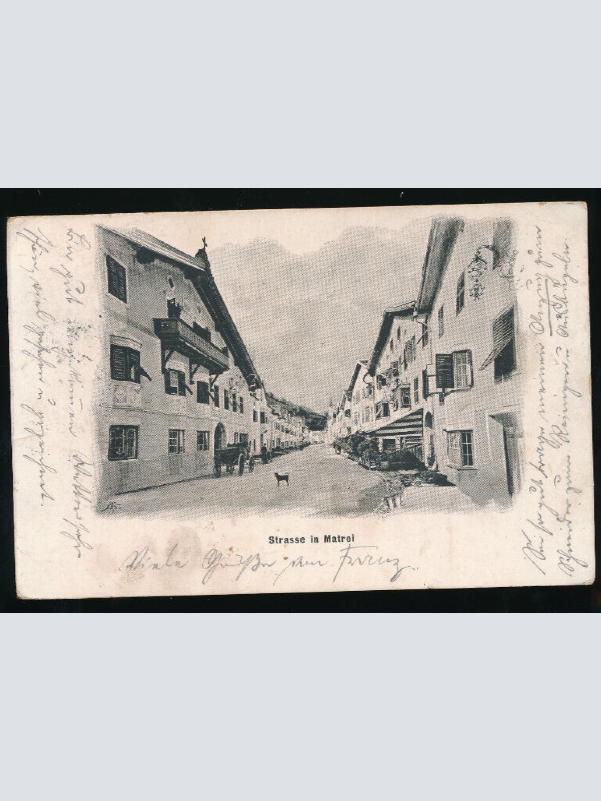 AK aus Matrei Strassenansicht Tirol (1031)