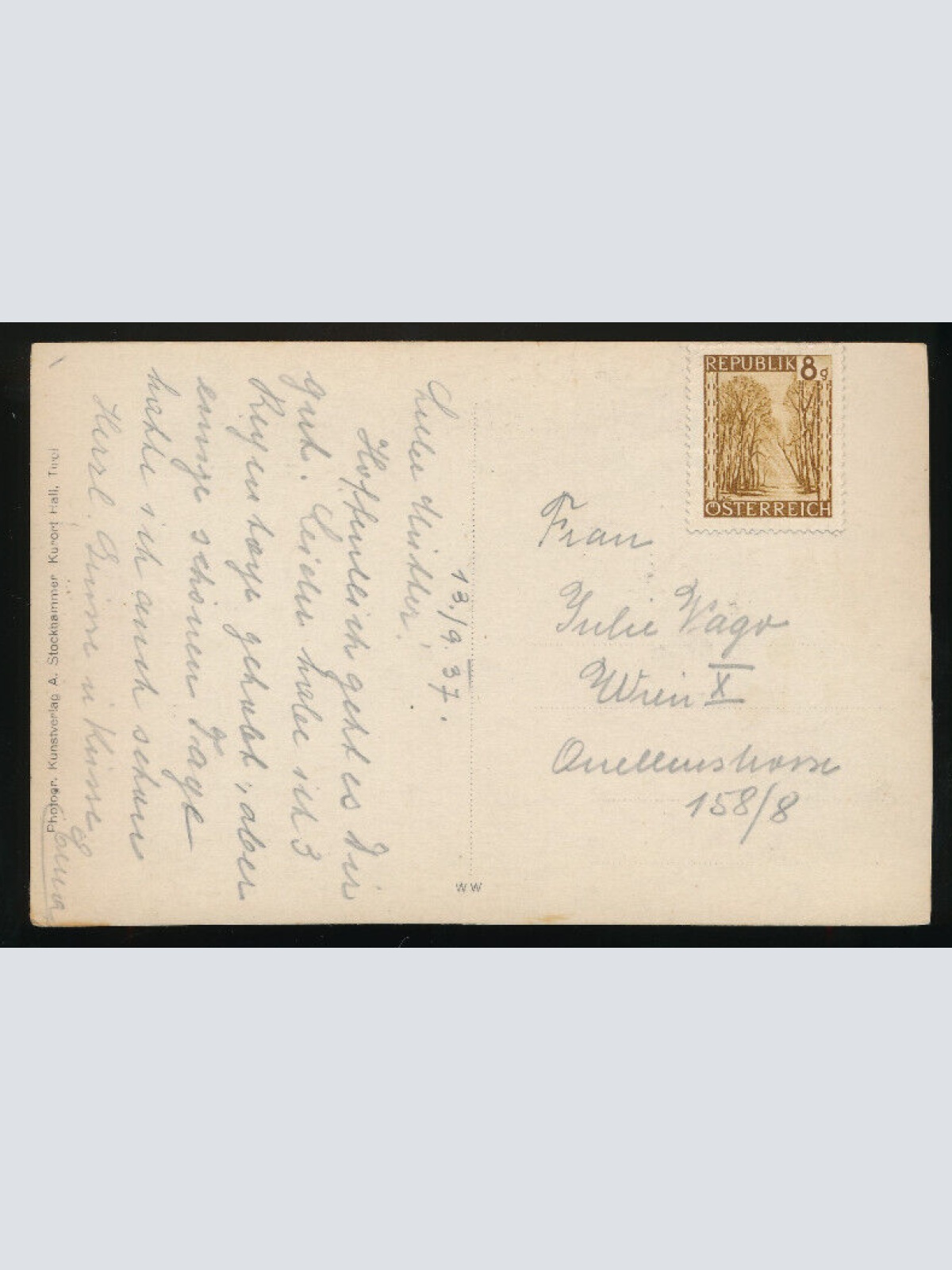 AK aus Matrei am Brenner mit Gasthof KroneTirol (756)