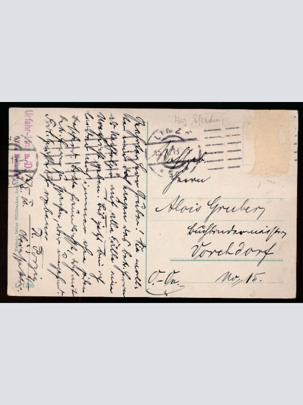 AK aus Aschach a.Donau mit Dampfer Oberösterreich (865)