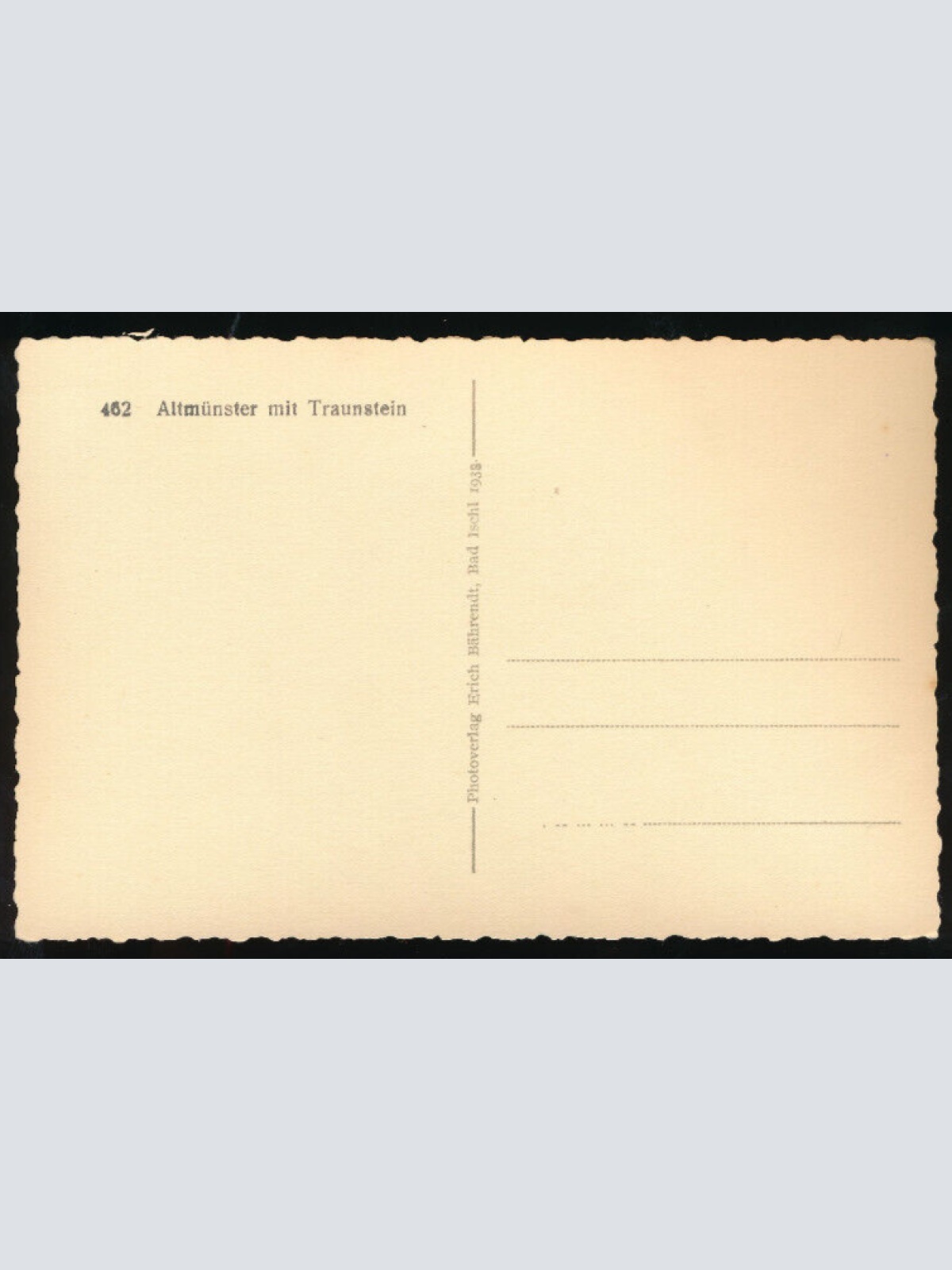 AK aus Altmünster mit Traunstein Oberösterreich (822)