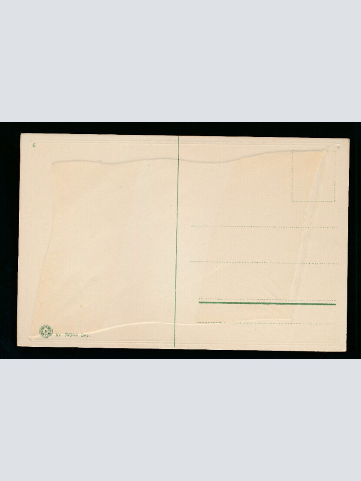 Präge-Karte Flagge - Flaggs Frankreich - France Flagge auf AK (457)