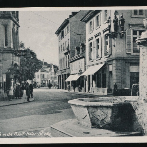 AK aus Lörrach mit A.H. Straße Baden-Württemberg (775)