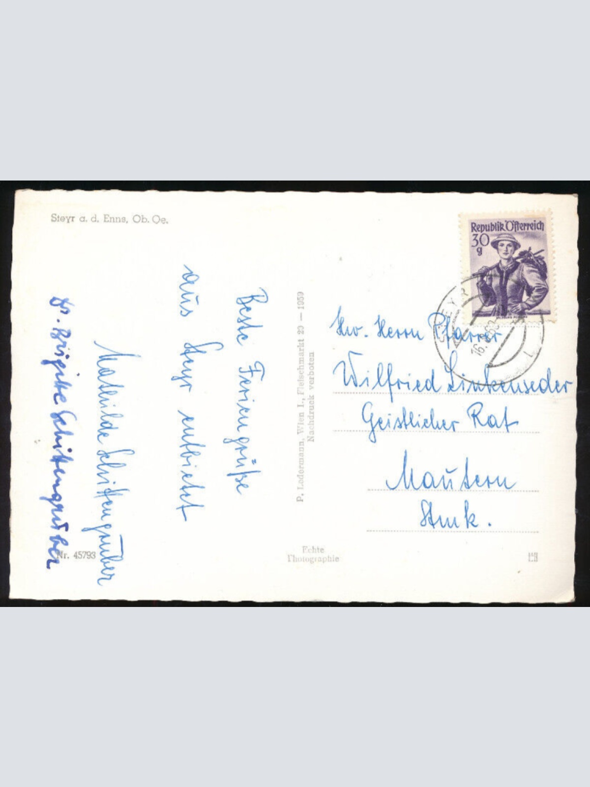 AK aus Steyr an der Donau Oberösterreich (1403)