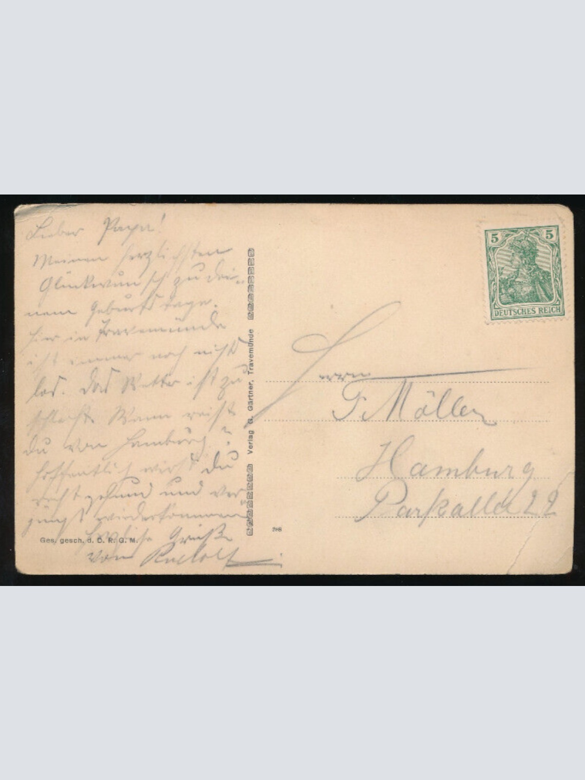 AK aus Travenmünde Schleswig-Holstein (1294)