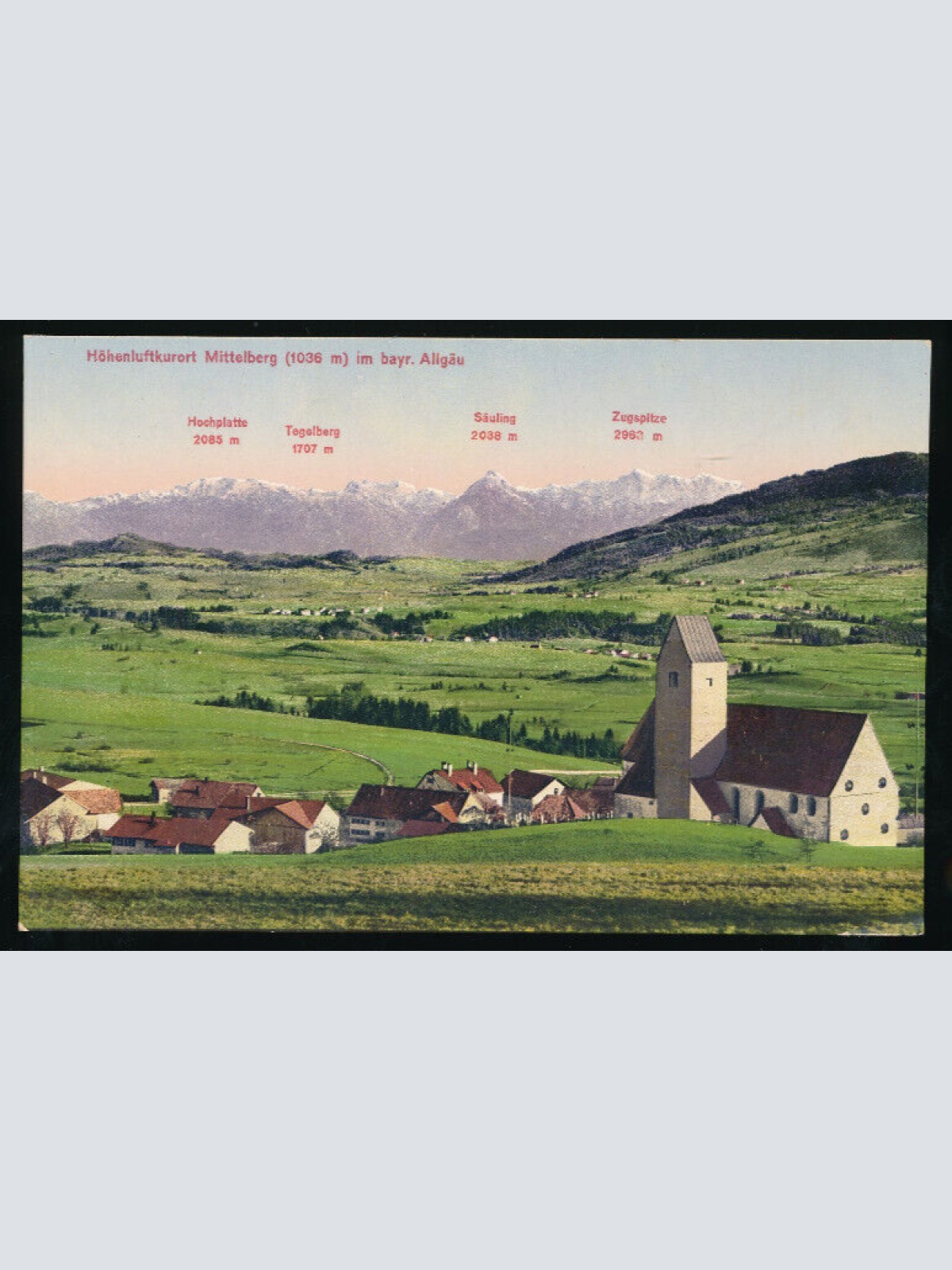 AK aus Mittelberg - Höhenluftkurort Vorarlberg (1379)