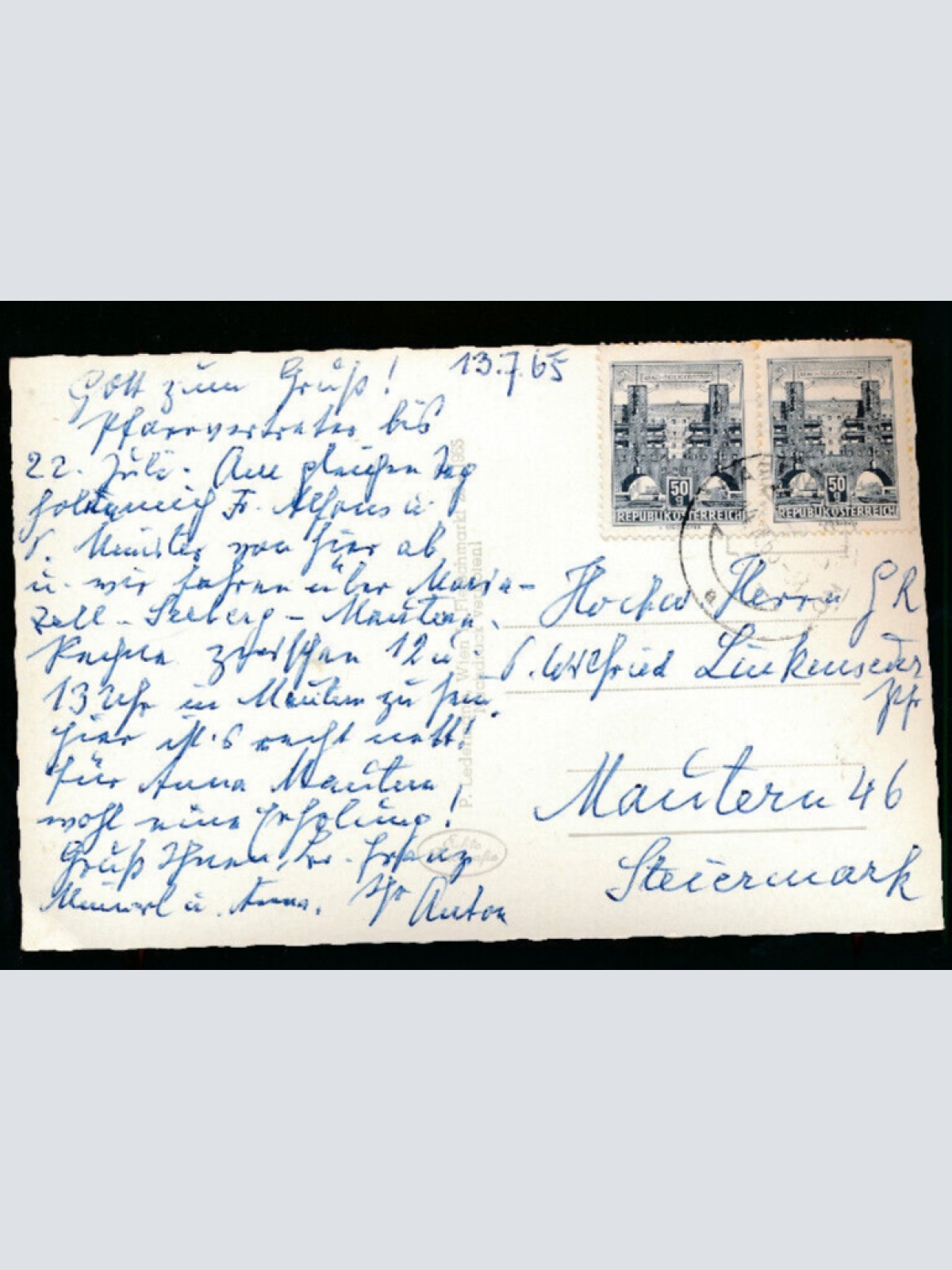 AK aus Rabenstein an der Pielach Niederösterreich (1369)