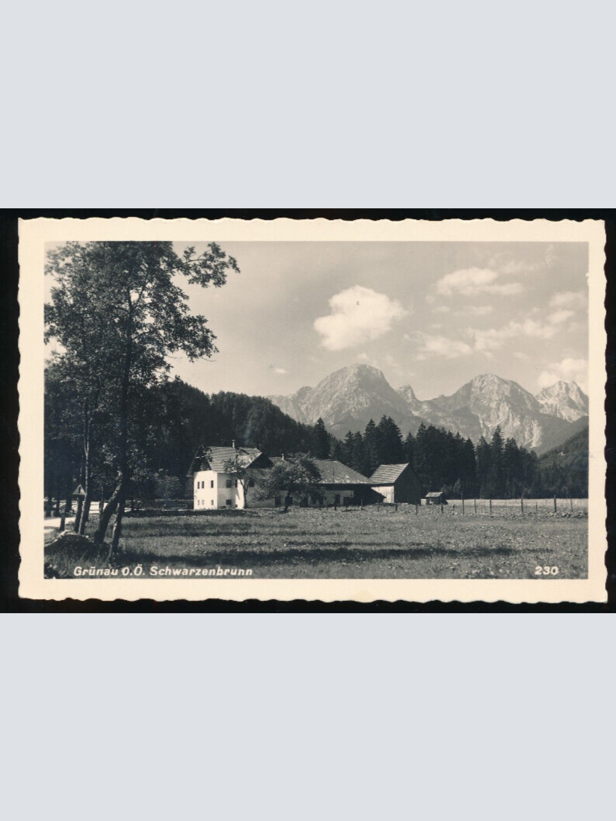 AK aus Grünau o.ö. Schwarzenbrunn Oberösterreich (1725)