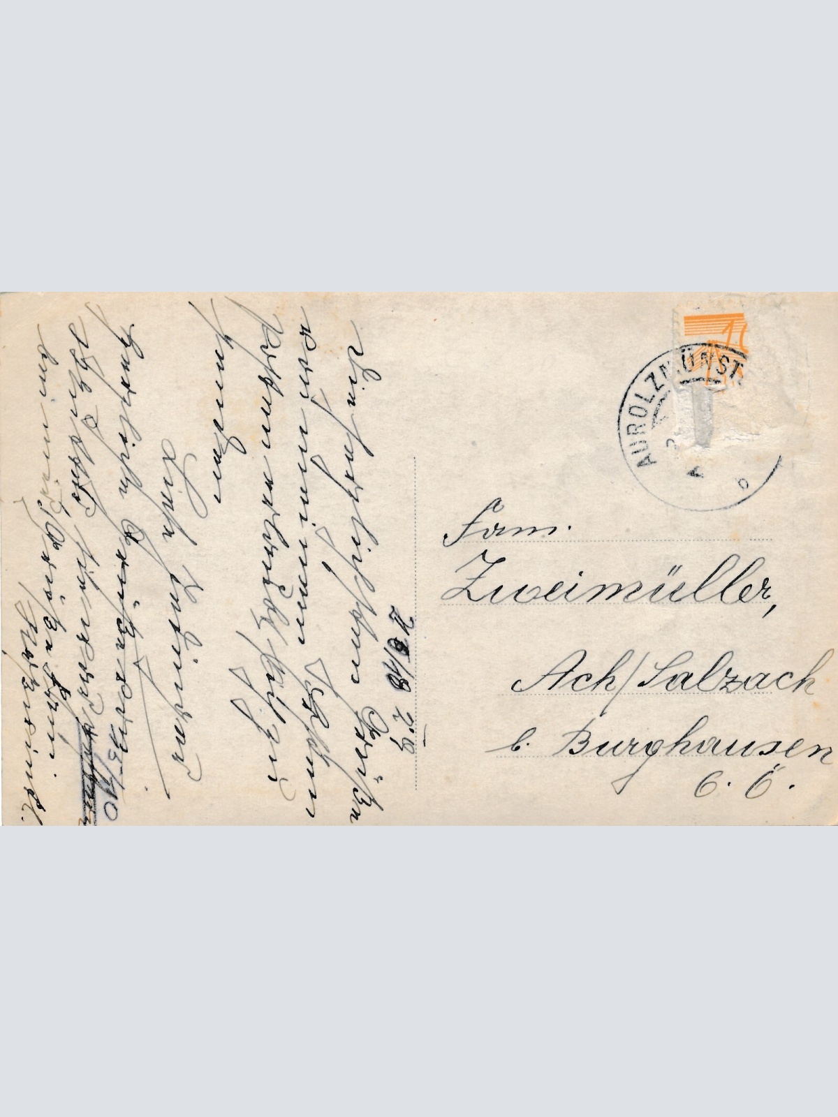 AK, Aurolzmünster, Oberösterreich, Schloss (S40)