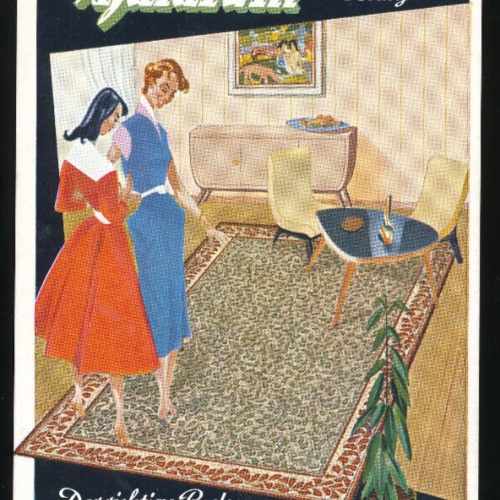 Reklame - Karte Ratatum Fußbodenbelag der richtige Boden für alle Räume (1529)