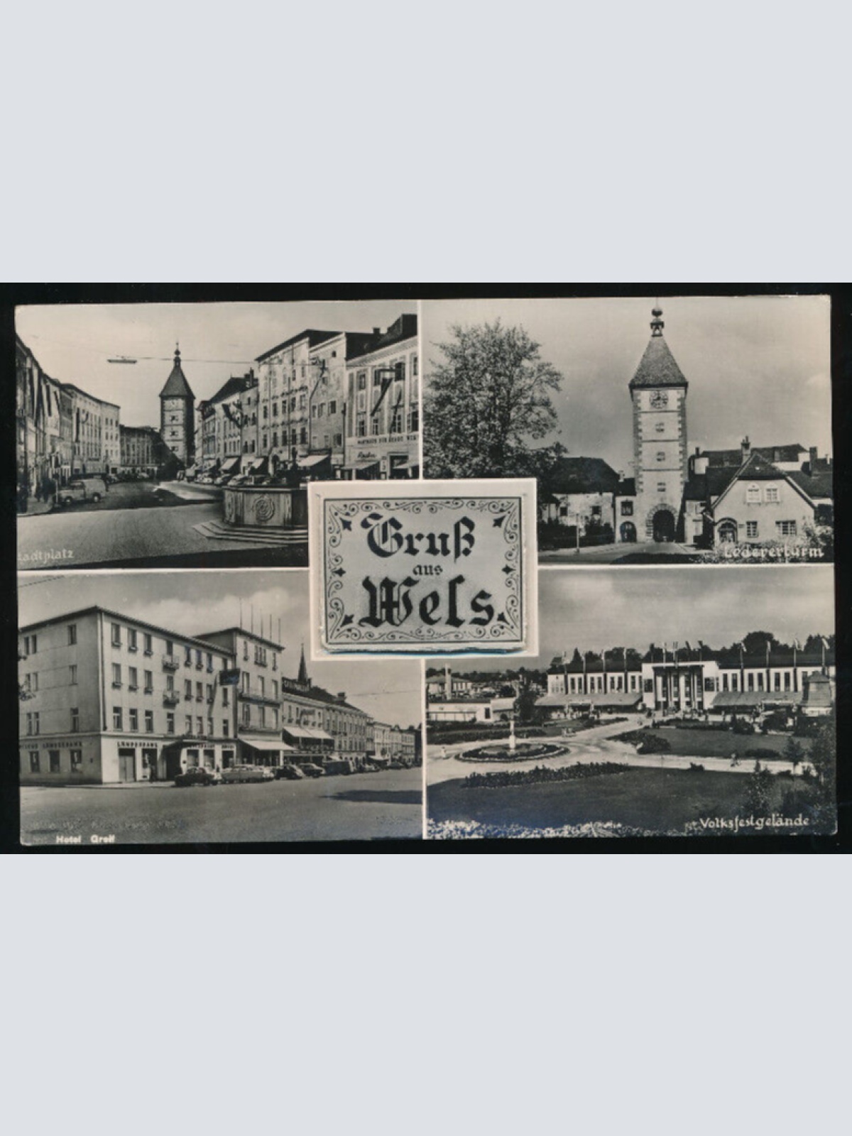 Leporello-Karte gruß aus Wels Oberösterreich (1630)