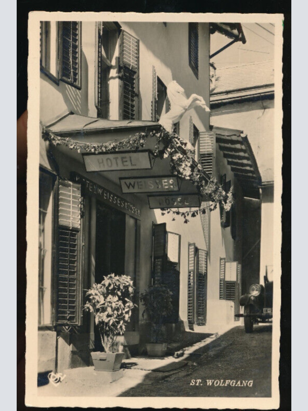 AK aus St.Wolfgang mit Hotel Weisses Rössl (1219)