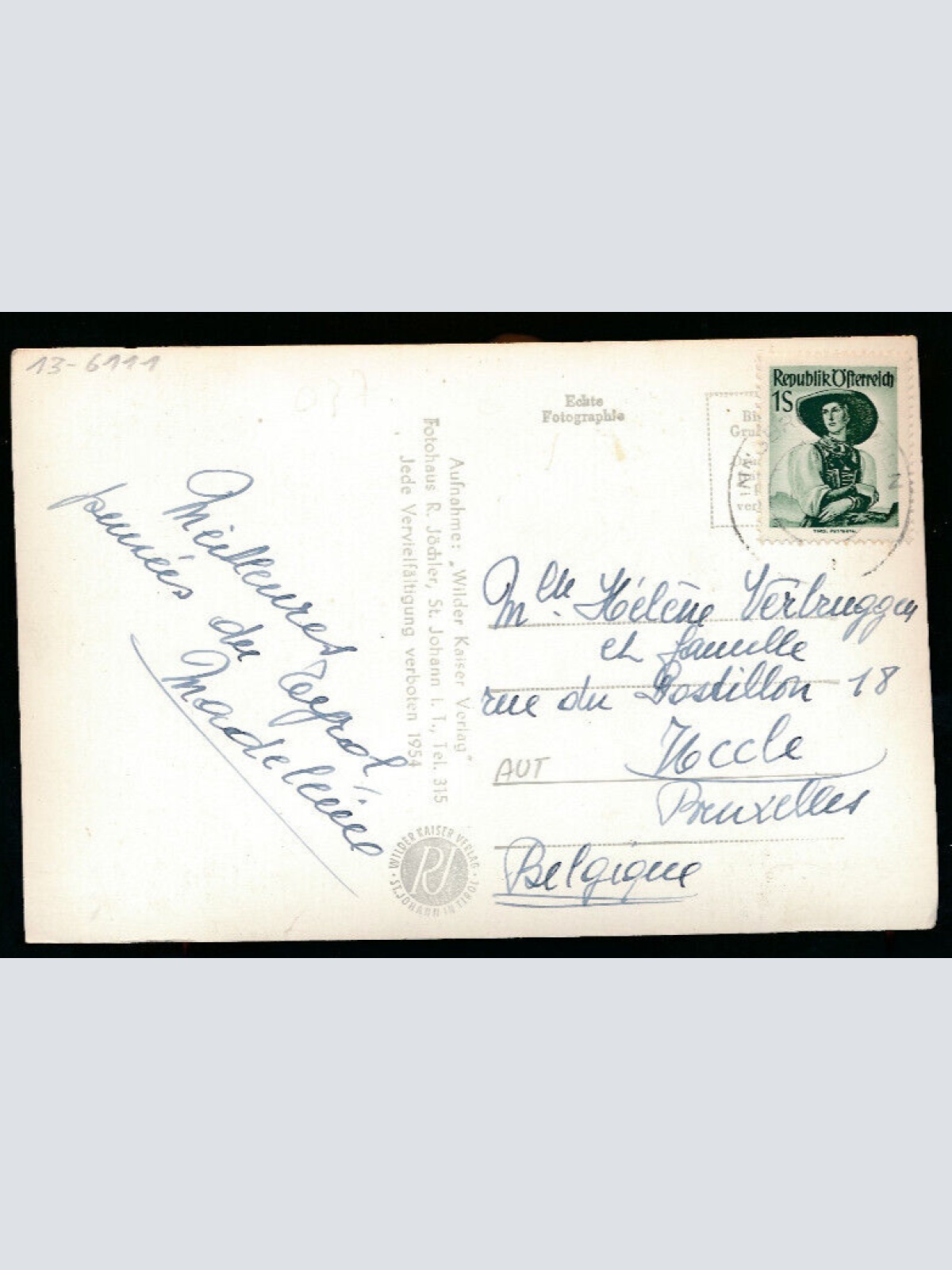 AK aus St.Johann in Tirol Strassenansicht (1223)