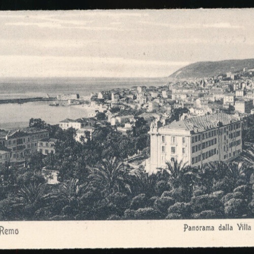 AK aus San Remo Panorama dalla Villa Brigida Italien (1261)