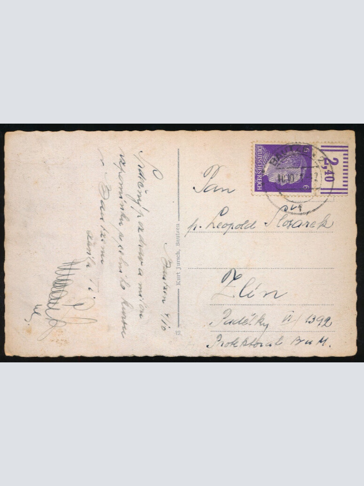 AK aus Bautzen mit Schloss Ortenburg Sachsen (1286)