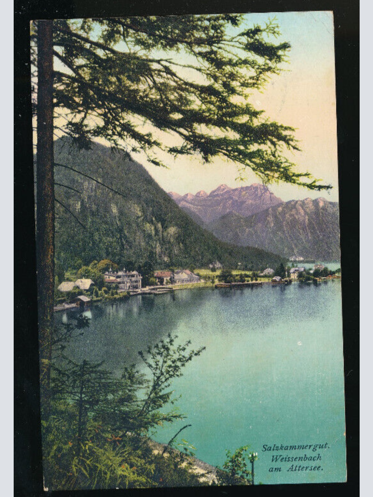 AK aus Weissenbach am Attersee Oberösterreich (1940)