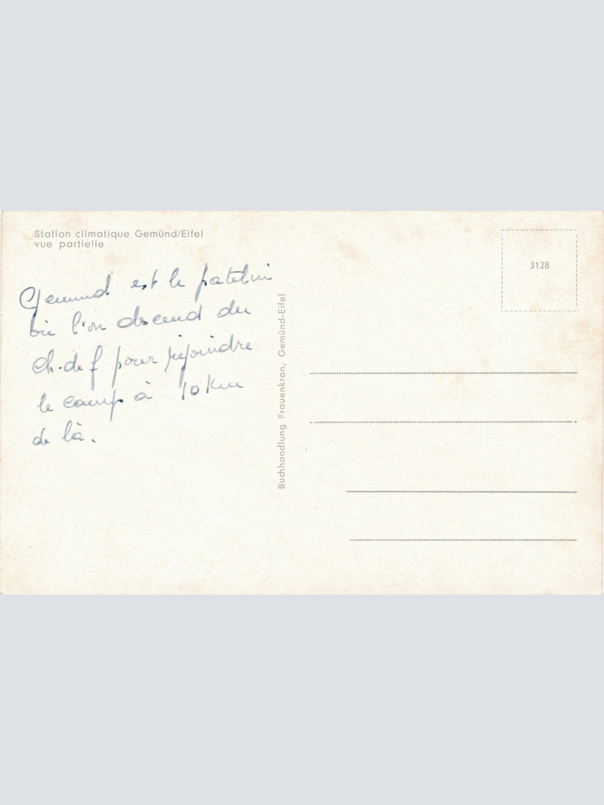 AK, Kurort Gmünd-Eifel, Partie an der Olef, Nordrhein-Westfalen (S98)