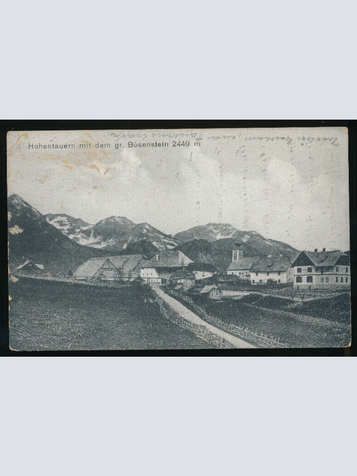 AK aus Hohentauern mit dem gr.Bösenstein Salzburg (1800)