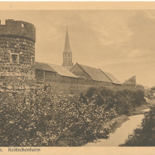 AK, Zons am Rhein, Krötschenturm, Nordrhein-Westfalen (S100)