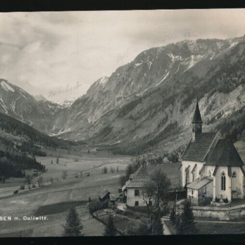 AK aus Seewiesen m. Dullwitz Steiermark (1804)