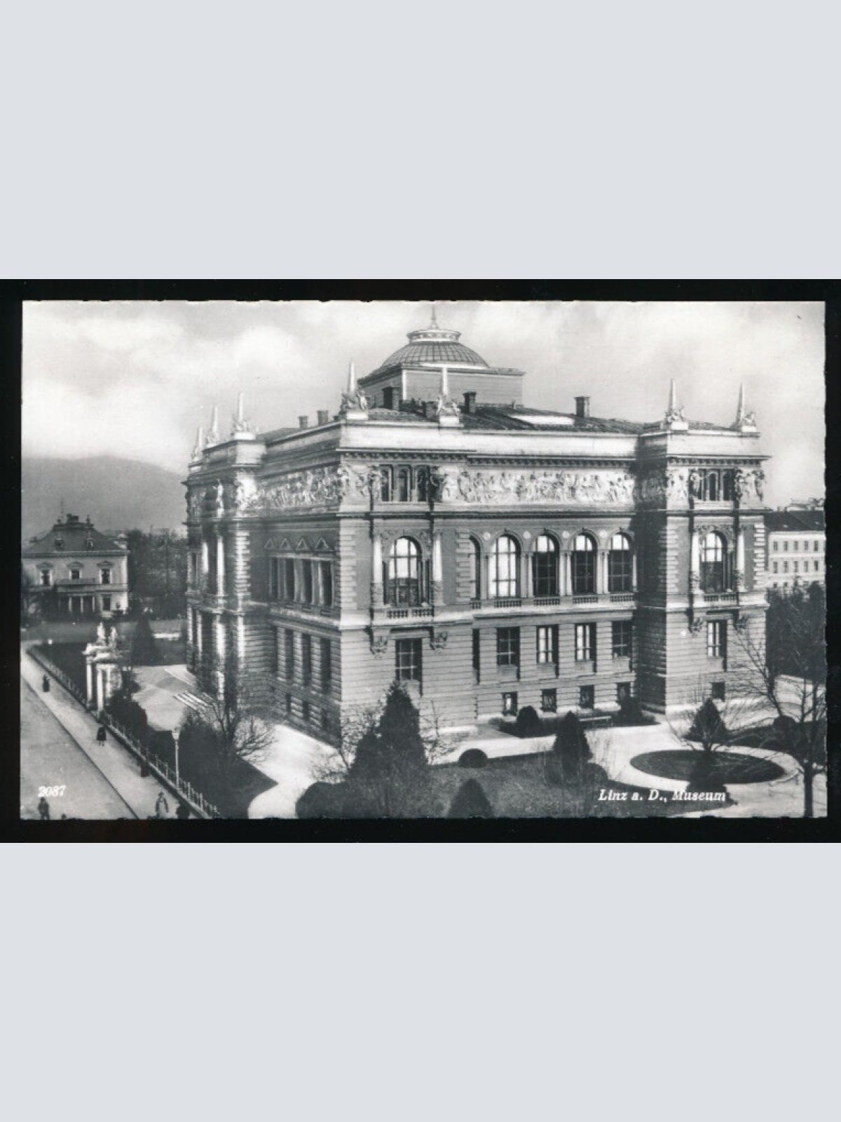 AK aus Linz an der Donau Museum Oberösterreich (1842)