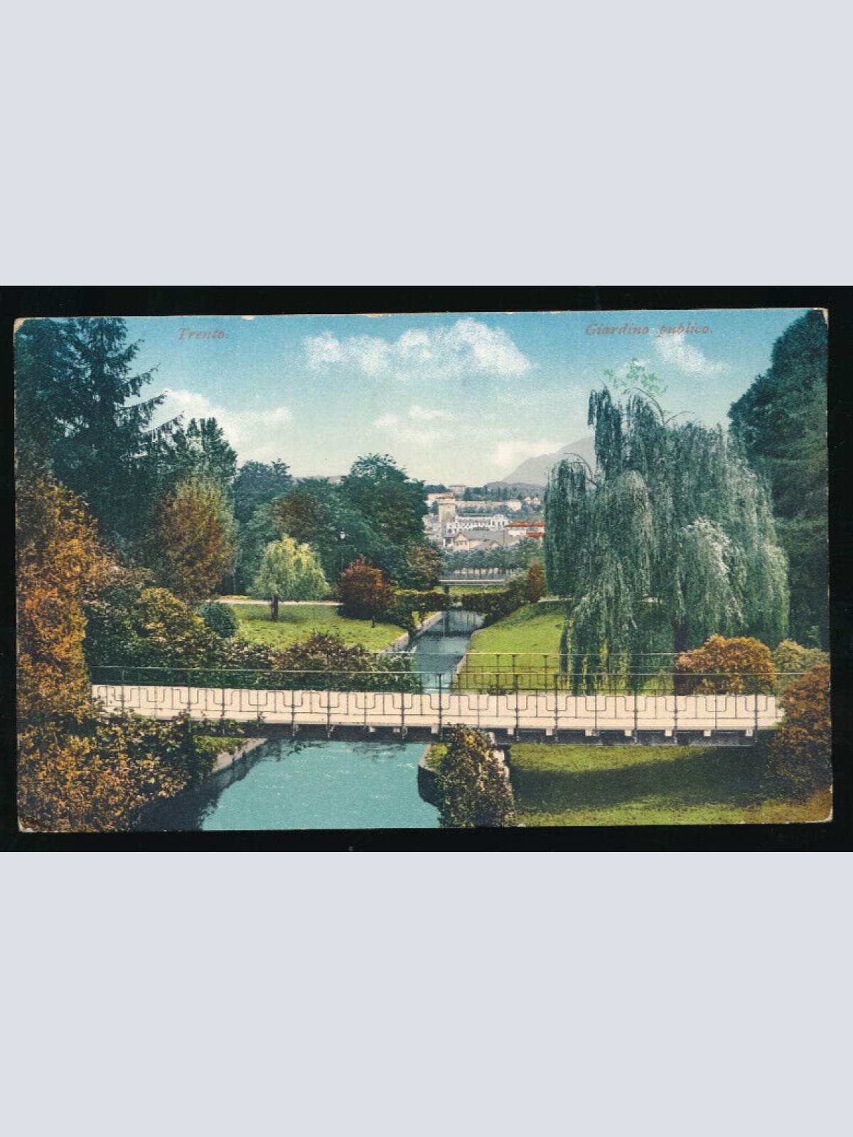 AK aus Trento Giardino publico Italien (1259)