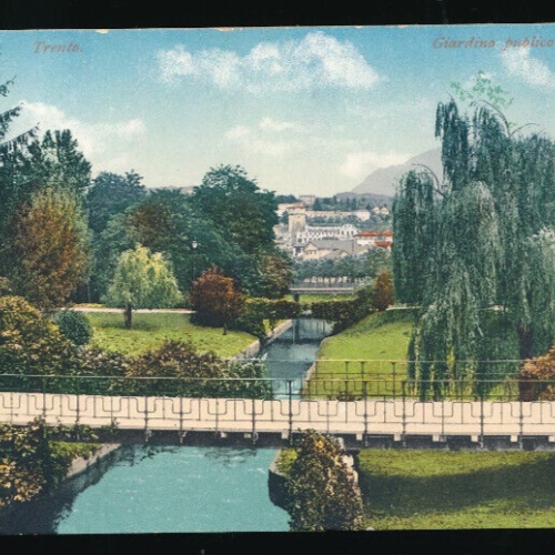 AK aus Trento Giardino publico Italien (1259)