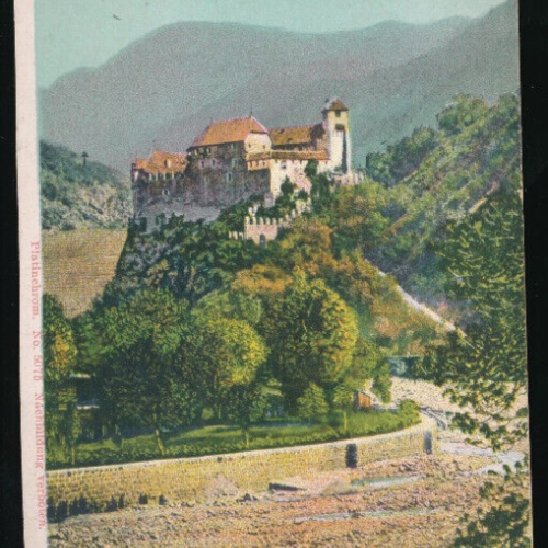 AK aus Botzen Schloss Runkelstein bei Botzen Italien (1256)