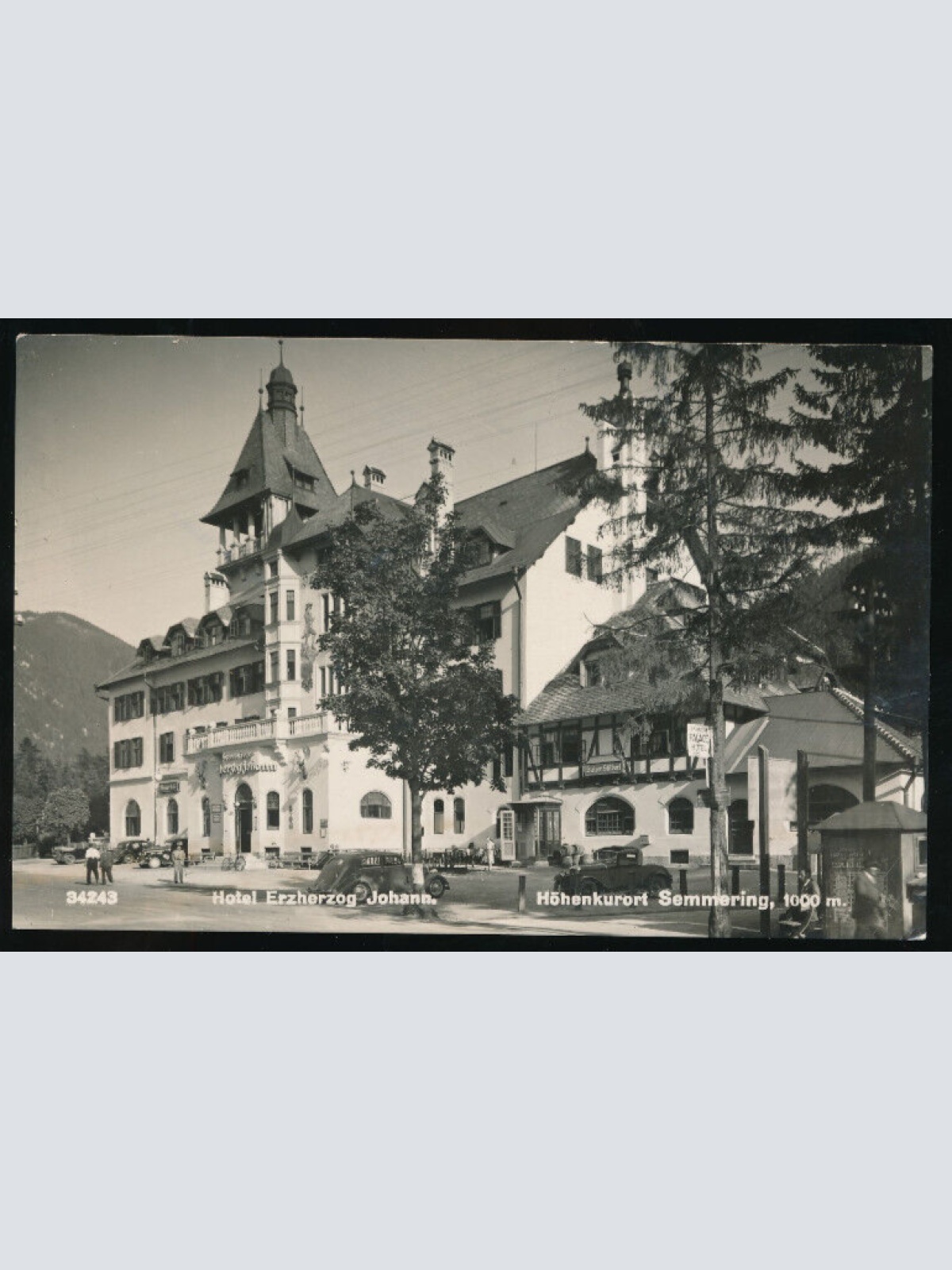 AK aus Semmering mit Hotel Erzherzog Johann Niedrösterreich (1797)