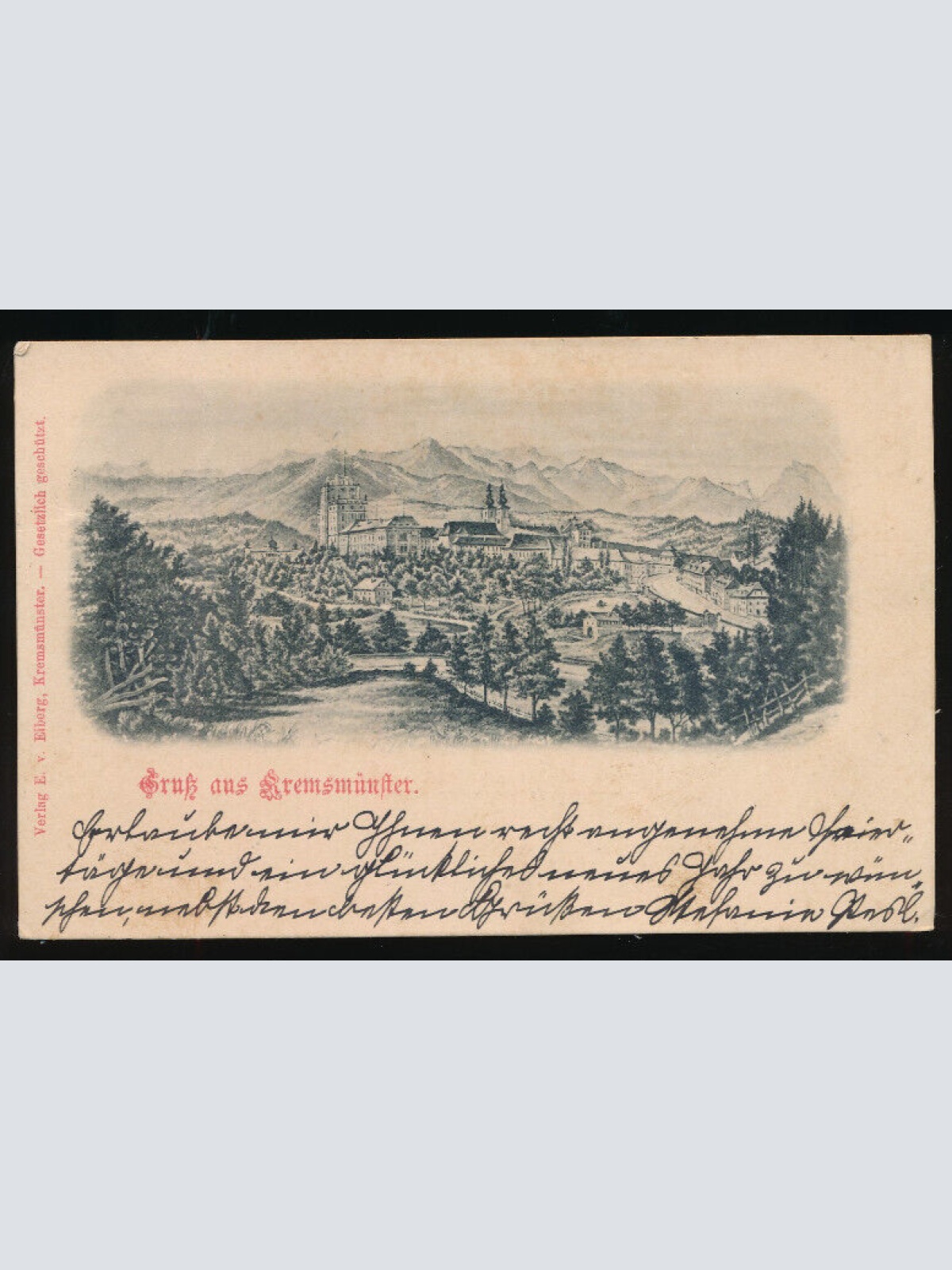 AK gruß aus Kremsmünster Oberösterreich (2022)